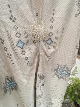 Product Review of (Bebas beli 2 dapat bonus) B35 Bross hijab mutiara snowflake mewat titanium Korea original from Tokopedia customer review 0