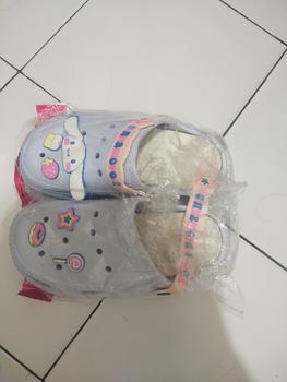 Product Review of TAICCY Sandal Kodok Wanita Dewasa Jelly Fuji Sendal Baim Wedges Karakter Kartun Sandal keluarga EVA Ukuran 20-41 from Tokopedia customer review 1