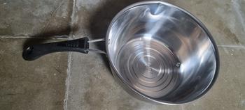 Product Review of Panci Susu Milk Pot 18cm / 20cm panci susu Stainless Steel Milk Pan Kuah Mie Multifungsi from Tokopedia customer review 0