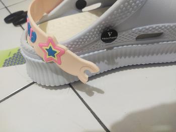 Product Review of TAICCY Sandal Kodok Wanita Dewasa Jelly Fuji Sendal Baim Wedges Karakter Kartun Sandal keluarga EVA Ukuran 20-41 from Tokopedia customer review 0