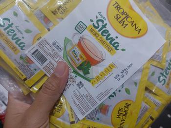 Product Review of Tropicana Slim Sweetener Stevia 180 gram (100 sachet) from Tokopedia customer review 0