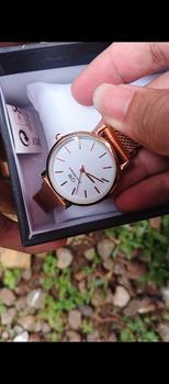 Product Review of JAM + BOX Jam Tangan Wanita Rantai Magnet D , jam tangan casual Watches Quartz from Tokopedia customer review 0