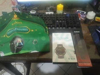 Product Review of 【COD】Aolon Tetra R2 Sports Smart Watch IP67 Tahan Air Panggilan Bluetooth Baterai Tahan Lama Perekam Olahraga Asisten Kebugaran Cocok untuk Android/IOS Unisex Fashion Smart Watch Olahraga Luar Ruangan from Tokopedia customer review 0