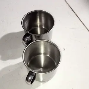 Mug Stainless cangkir camping gelas kopi teh ukuran 7 CM