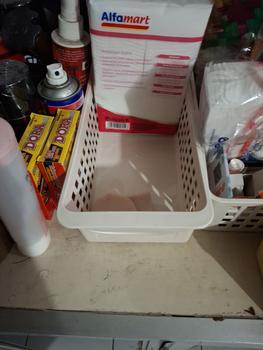 Product Review of Paket 1-3 Pcs Keranjang Jasper S CLIOPLASTICS  Serbaguna/ Storage Basket Lemari Plastik from Tokopedia customer review 3