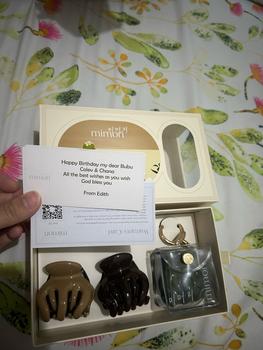 Product Review of Mimori Korean Hair Claw - Matcha Bingsoo (Bold) Isi 3 from Tokopedia customer review 0
