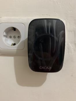 Product Review of Avvic x CACAZI Wireless DoorBell Waterproof 1 Receiver 2 Transmitter Baterai Bel Black Pintu White Kotak from Tokopedia customer review 0