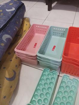 Product Review of Paket 1-3 Pcs Keranjang Jasper S CLIOPLASTICS  Serbaguna/ Storage Basket Lemari Plastik from Tokopedia customer review 3