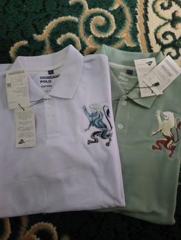 Product Review of BELI LOKAL - KAOS KERAH GRDANO FULL BORDIR PREMIUM QUALITY - Kaos Polo Shirt Pria Kaos Kerah | Giordano 3D Lion from Tokopedia customer review 1