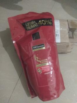 Product Review of tresemme shampoo keratin smooth 900 ml reffil from Tokopedia customer review 0