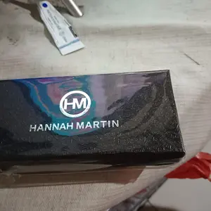 HANNAH MARTIN Jam Tangan Pria 100% Original Keren Sangat tipis Quartz COWOK Couple Kulit Anti Air Men Watch COD Laki Arloji Men Watch murah CH03+ Jarum kedap air blue Men's Watches jam  tangan jam  tangan