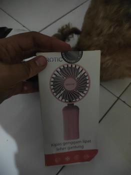 Product Review of GROTIC Kipas Angin Portable Mini Kipas Meja Lipat 2000mAh Rechargeable from Tokopedia customer review 2