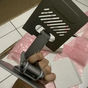 XUNDD Tablet Holder Meja Bisa Diangkat Diturunkan Foldable Dudukan Metal Putar 360 Derajat Biaxial / Desktop Phone Stand Rotary Adjustable / Dudukan Lipat Ganda XDHO-027