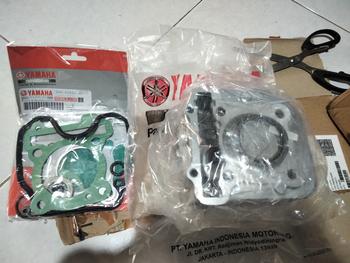Product Review of Blok Seher + Paking Topset (54P) Buat Motor Mio J, Mio GT, Mio Soul GT 115 dan Fino Injeksi from Tokopedia customer review 1