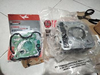 Product Review of Blok Seher + Paking Topset (54P) Buat Motor Mio J, Mio GT, Mio Soul GT 115 dan Fino Injeksi from Tokopedia customer review 2