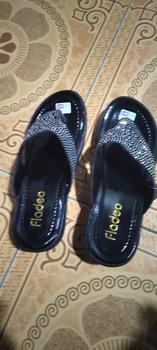 Product Review of Sandal Wedges Wanita Kekinian/ Sandal Wedges Wanita Model Jepit Manik-Manik Terbaru from Tokopedia customer review 0