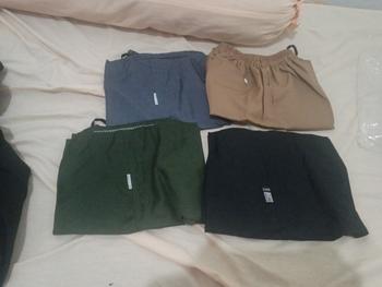 Product Review of Paket Hemat 100 Ribu 5 Celana Pendek Boardshort Pria Distro Pinggang Karet Kolor Melar COD Katun Cuci Kering Chino Twill Dewasa Keren Navy Santai from Tokopedia customer review 0