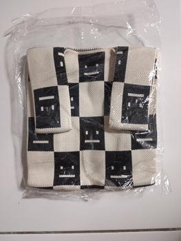 Product Review of Knit knot bag korea premium Tote bag rajut kekinian motif garis hitam Tas wanita mini fashion Totebag kecil cantik Top handle bag trend Thailand import termurah from Tokopedia customer review 1