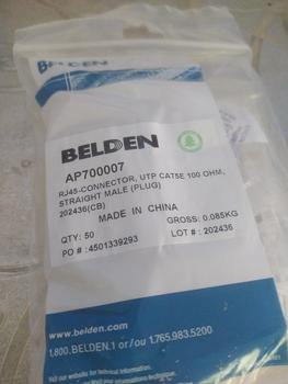 Product Review of Connector UTP Belden Original (50Pcs) Cat 5e RJ45 AP700007 [46891] from Tokopedia customer review 0
