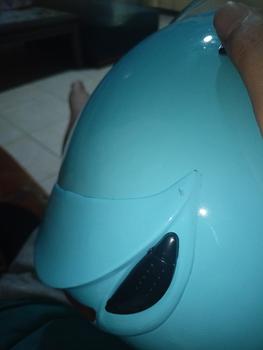 Product Review of HELM DEWASA HALF FACE INK Centro SNI Basic Solid Warna White Untuk Pria Dan Wanita Dewasa SNI COD Free Packing Motorcycle Motorcycle from Tokopedia customer review 1