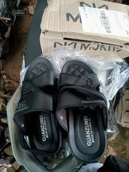Product Review of Sandal Original Selop Pria Slip On Nyaman Kuat Empuk Hitam Coklat Cowok Kasual Sendal Laki-laki Kasual from Tokopedia customer review 0