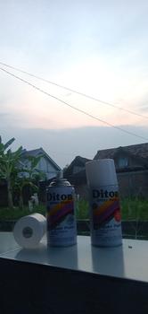 Product Review of Pilox DITON 300 ml Pilok Silver Black Flat White red Clear yellow pink from Tokopedia customer review 0