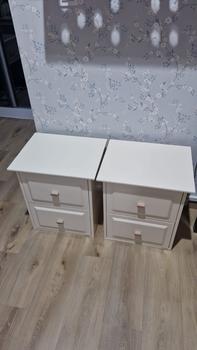 Product Review of IFURNHOLIC Hannah Bedside Table | Meja Nakas | Meja Samping Tempat Tidur | Lemari Laci Nakas | Meja Sudut from Tokopedia customer review 0