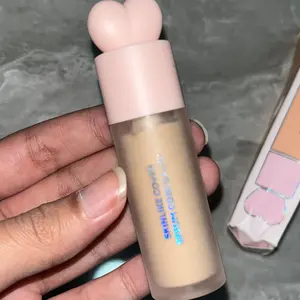 True to Skin - Skinlike Cover Serum Concealer Wajah Full Coverage, Creaseless, Corrector, Makeup Flawless, Blendable. Mengandung Brigthening Active untuk Mencerahkan Dark Spot, Kusam.