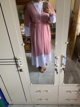 Product Review of Tunik cerutty/atasan wanita dewasa kekinian Muslim Outer Simple Ceruty clara  long from Tokopedia customer review 1
