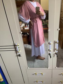 Product Review of Tunik cerutty/atasan wanita dewasa kekinian Muslim Outer Simple Ceruty clara  long from Tokopedia customer review 0
