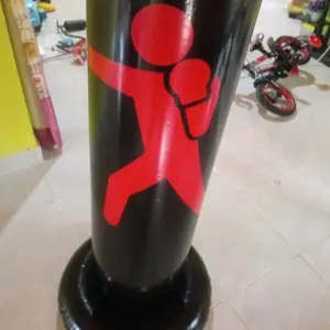 Alat samsak Tinju berdiri Samsak Tinju Boxing Punch Target Inflatable 1.6 Meteri Kids&Adult Sand bag