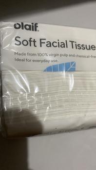 Product Review of [Bundle] Olaif Daily Soft Facial Tissue - Tisu Wajah - 6 Packs x 180 Sheets from Tokopedia customer review 1