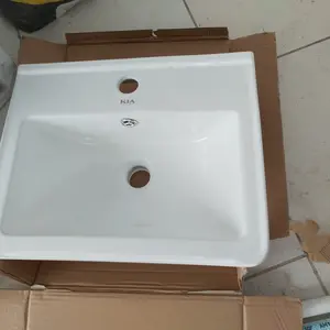 KIA - Washtafel Wastafel Wash Basin Bak Cuci Tangan Kamar Mandi Wall Hung Gantung Moses 8002 Keramik