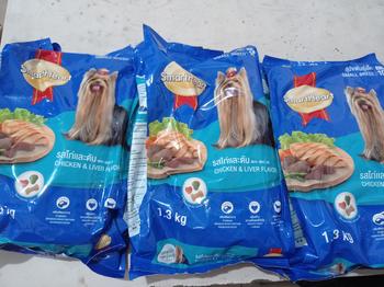 Product Review of SmartHeart Makanan Anjing Kering Dry Dog Food Small Breed Chicken & Liver Flavor 1.3 Kg from Tokopedia customer review 0