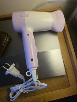 Product Review of Samono Hair Dryer Pengering Rambut Low Watt 300 Watt 2 Kecepatan Angin Bisa Dilipat SW-HD10 from Tokopedia customer review 0