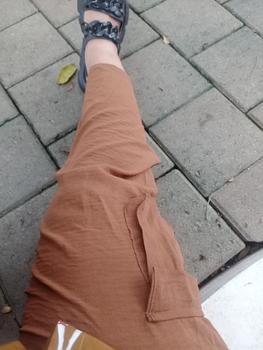 Product Review of Celana Cargo Wanita Highwaist Bonnie Cargo Pants Celana Kargo Wanita from Tokopedia customer review 0