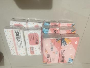 Product Review of [ PAKET 10 PCS ] Tissue montiss 150 sheet 2 ply | tissue wajah Lembut 2 Lapis from Tokopedia customer review 2