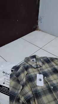 Product Review of Kemeja Flanel Pria WOODCUTTER Light Clifford Flannel Shirt Lengan Panjang from Tokopedia customer review 2
