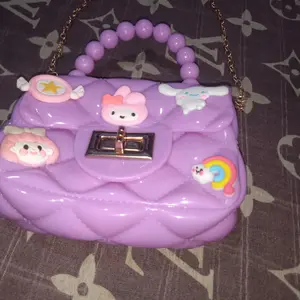 Tas Jelly Karakter manik manik / Slingbag Jelly Motif / Tas Mini Glossy Korea Anak