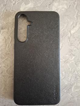 Product Review of CASE FOR SAMSUNG A35 5G / A55 5G SOFT CASE CANVAS CROSS PATTERN from Tokopedia customer review 0