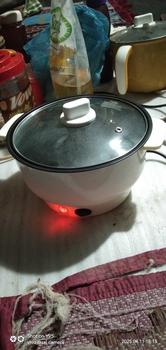Product Review of Panci Listrik Multifungsi Anti Lengket Lapis Keramik Free kukusan/Steamer Plastik from Tokopedia customer review 2
