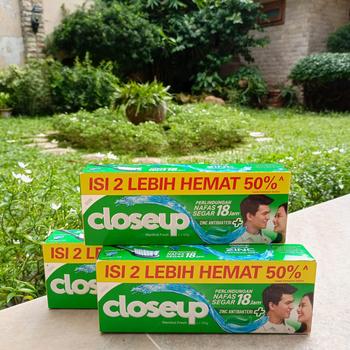 Product Review of 3x Closeup Pasta Gigi Deep Action Green 160 +20 from Tokopedia customer review 0
