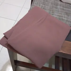 jilbab syari khimar salma 2 layer terbaru ped busa antem  model real di video panjang simple Muslim Kerudung