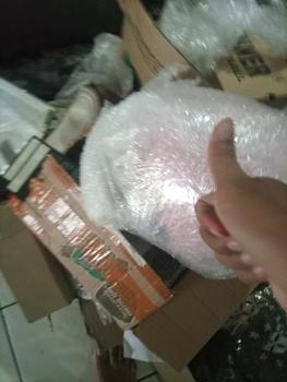 Product Review of HELM BOGO DEWASA KACA PILOT CLEAR MODEL HIJAB RETRO PRIA WANITA LIST BUSA COKLAT FULL LEHER SNI TERBARU MOTORCYCLE from Tokopedia customer review 1