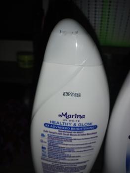 Product Review of Marina Hand Body Lotion UV White - Healthy & Glow [460 ml / 2 pcs] Exp : 09.2027 - Mencerahkan Kulit from Tokopedia customer review 1