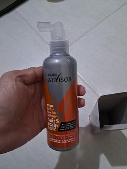 Product Review of Makarizo Advisor Hair & Scalp Tonic 240mL - 2 in 1 Untuk Rambut Rontok dan Ketombe / Memperkuat Akar Rambut from Tokopedia customer review 3