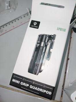 Product Review of LENYES LPH110 Super Mini Tongsis Tripod Stick Selfie Vlog with LED Light Bluetooth Remote Monopod from Tokopedia customer review 3