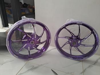 Product Review of VELG DELKEVIC MODEL M8/ D-SERIES RING 14 LEBAR 185 215 PLUG AND PLAY VARIO 160 ABS CBS VARIO 125 150 NEW OLD LED MIO BEAT VARIO 110 SCOOPY MIO M3 PCX 160 Motorcycle from Tokopedia customer review 0