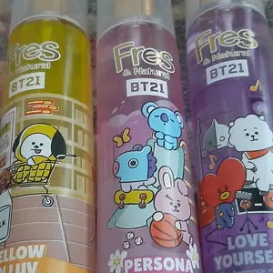 Bundle Fres And Natural Spray Cologne BT21 Series (3 Pcs)