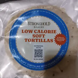 Low calorie White Flour Tortilla kulit kebab / Salad wrap 20 cm Stronghold bakery